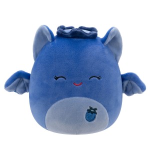 Squishmallows 5-Inch Bessie Blueberry Bat Fusion Squad Blue | 234-ZXJVRO